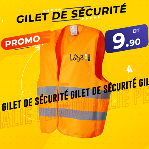 Gilet Safety Personnalisé