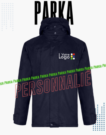 parka tunisie impression broderie dtg
