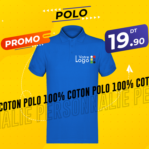 polo personnalisé tunisie
