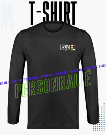 t shirt ml tunisie impression broderie